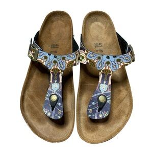 Birkenstock Gizeh Floral Thong Sandals Shoes Women’s 41/10